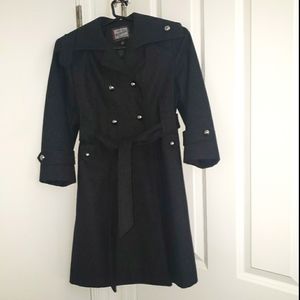 Adorable girls Rothschild coat, Size 12, dark gray